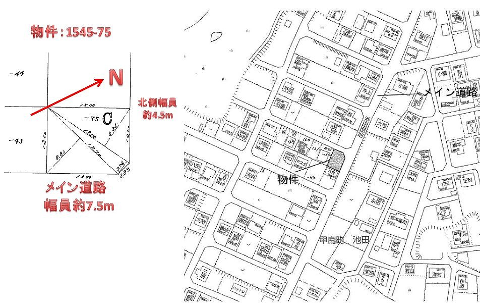 滋賀県甲賀市　甲南町　池田団地・売・土地・建築条件なし！